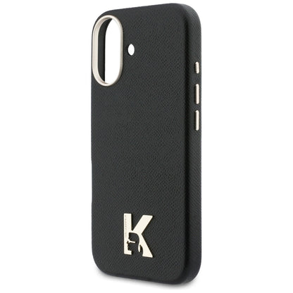Husa MagSafe pentru Apple iPhone 17, Karl Lagerfeld, Karl Head Logo, Neagra