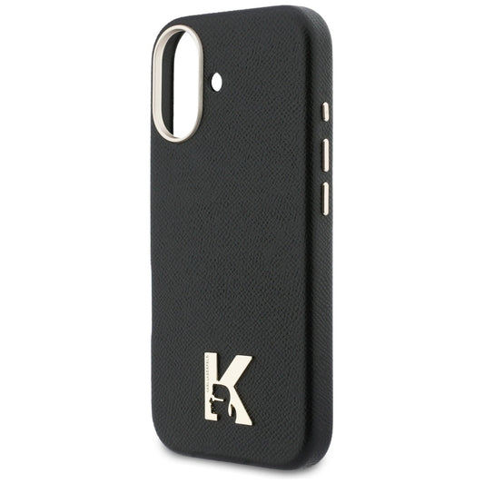 Husa MagSafe pentru Apple iPhone 17, Karl Lagerfeld, Karl Head Logo, Neagra
