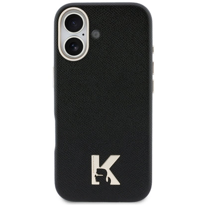 Husa MagSafe pentru Apple iPhone 17, Karl Lagerfeld, Karl Head Logo, Neagra