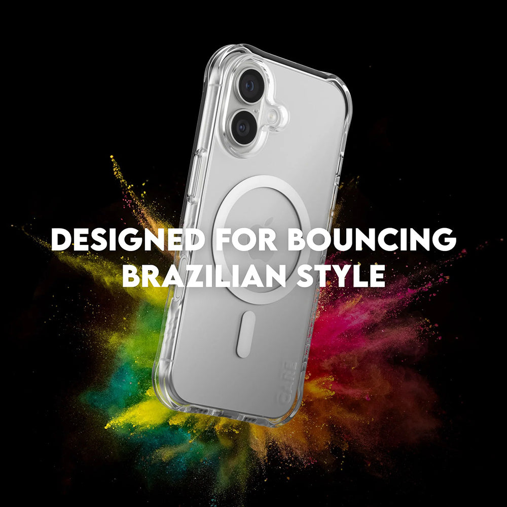 Husa MagSafe pentru Apple iPhone 17, PanzerGlass, Care Fashionable, Transparenta Alba