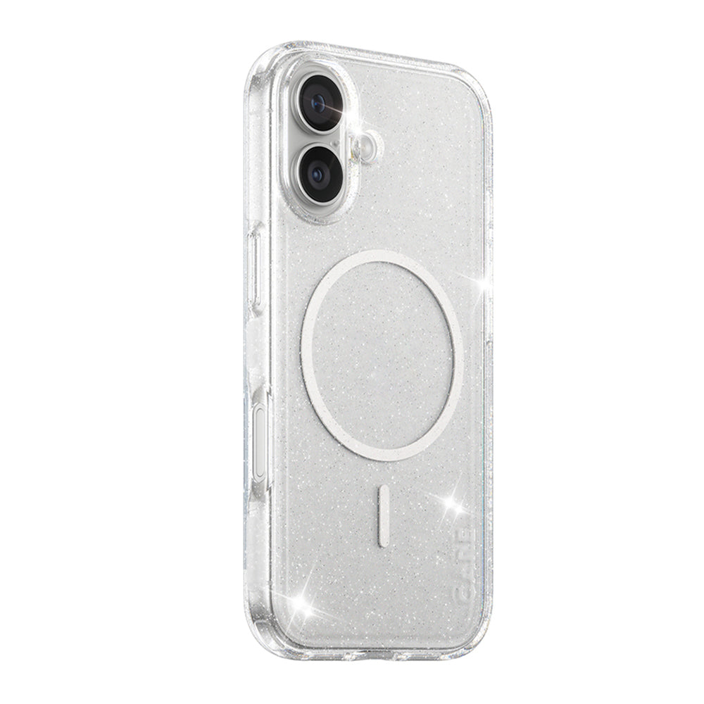 Husa MagSafe pentru Apple iPhone 17, PanzerGlass, Care Urban Explorer Star Lit, Transparenta Alba
