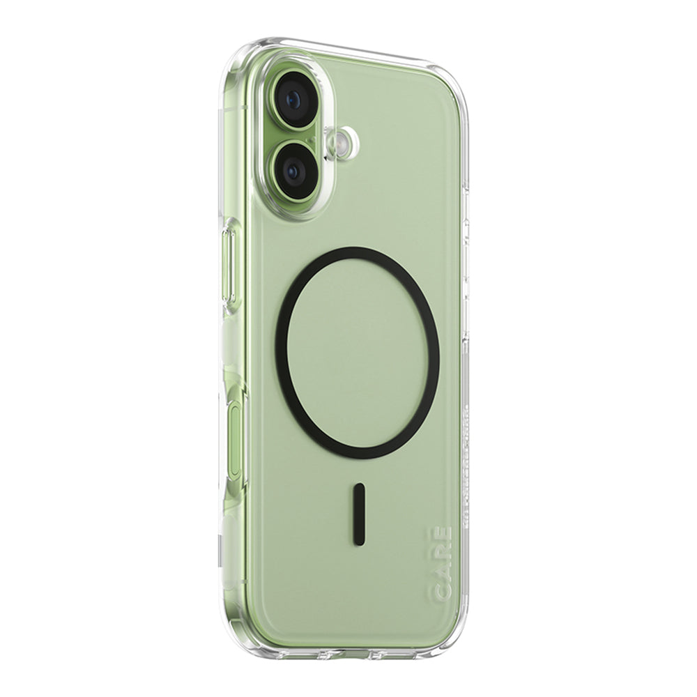 Husa MagSafe pentru Apple iPhone 17, PanzerGlass, Care Urban Explorer, Transparenta Neagra