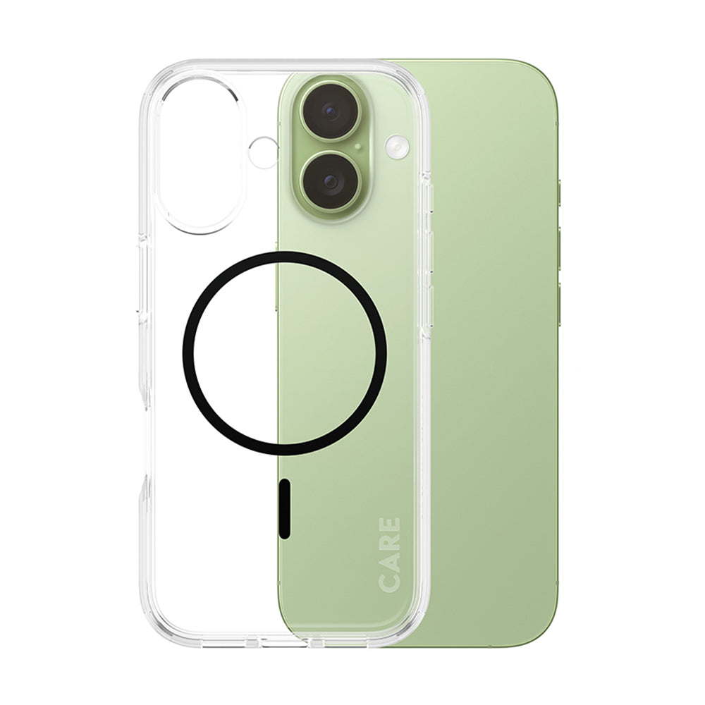 Husa MagSafe pentru Apple iPhone 17, PanzerGlass, Care Urban Explorer, Transparenta Neagra