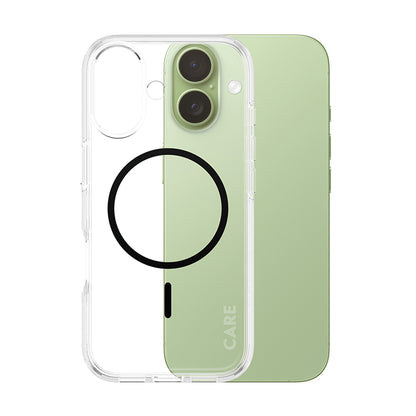 Husa MagSafe pentru Apple iPhone 17, PanzerGlass, Care Urban Explorer, Transparenta Neagra