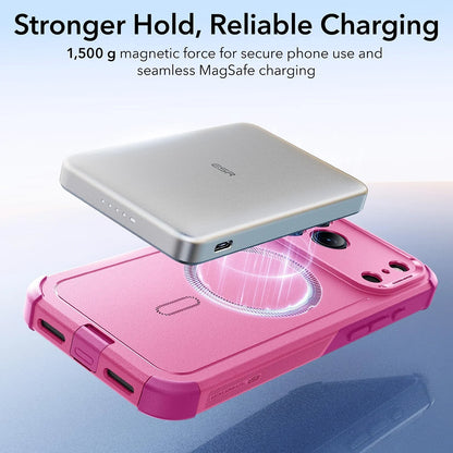 Husa MagSafe pentru Apple iPhone 17 Pro, ESR, Cyber, Roz