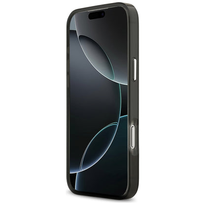 Husa MagSafe pentru Apple iPhone 17 Pro, Karl Lagerfeld, IML Aquarelle Logo Karl & Choupette, Neagra