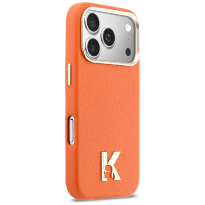 Husa MagSafe pentru Apple iPhone 17 Pro, Karl Lagerfeld, Karl Head Logo, Portocalie