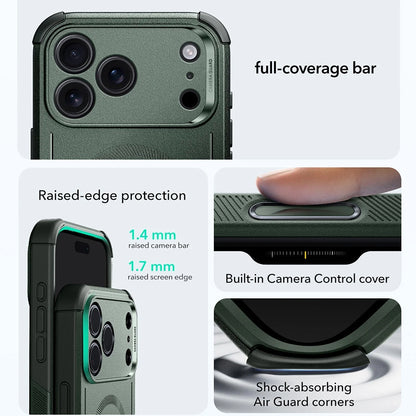 Husa MagSafe pentru Apple iPhone 17 Pro Max, ESR, Cyber, Verde
