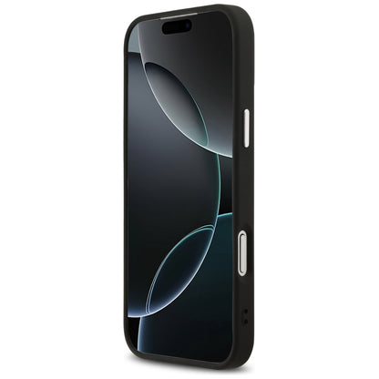 Husa MagSafe pentru Apple iPhone 17 Pro Max, Guess, Classic Logo, Neagra
