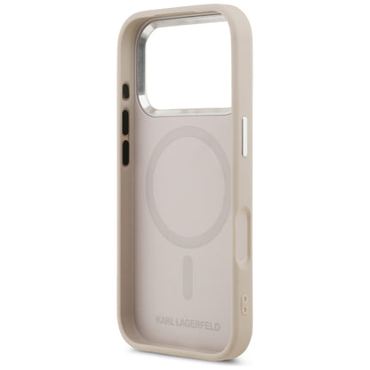 Husa MagSafe pentru Apple iPhone 17 Pro Max, Karl Lagerfeld, Choupette Pin, Roz