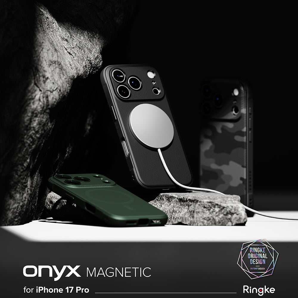 Husa MagSafe pentru Apple iPhone 17 Pro Max, Ringke, Onyx, Camuflaj
