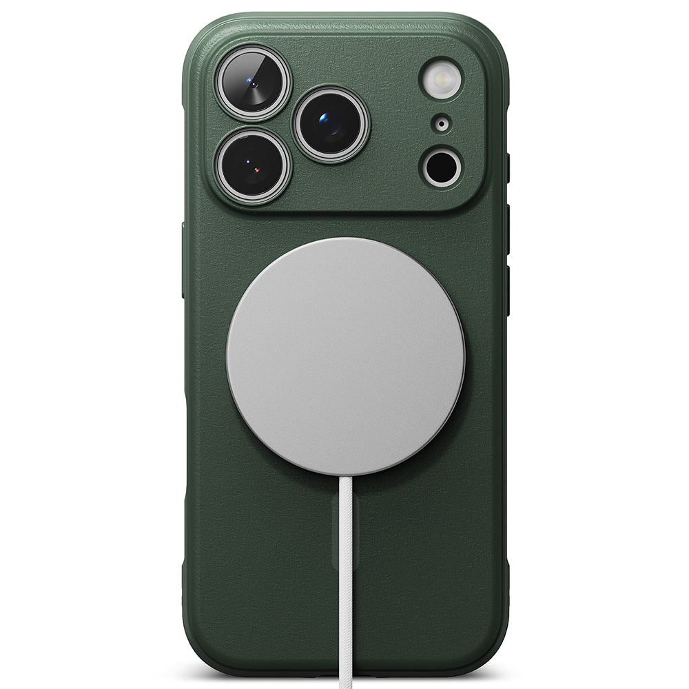 Husa MagSafe pentru Apple iPhone 17 Pro Max, Ringke, Onyx, Verde Inchis