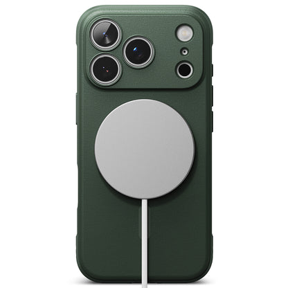 Husa MagSafe pentru Apple iPhone 17 Pro Max, Ringke, Onyx, Verde Inchis