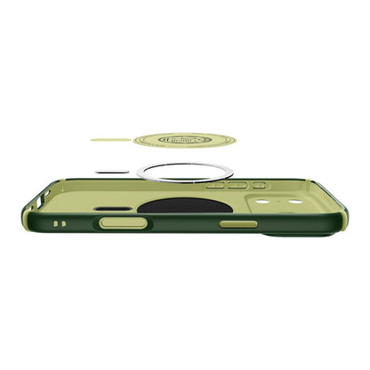 Husa MagSafe pentru Apple iPhone 17 Pro Max, Spigen, Caseology Nano Pop Hybrid, Verde ACS11148