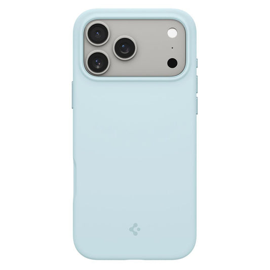 Husa MagSafe pentru Apple iPhone 17 Pro Max, Spigen, Silicone Fit, Bleu