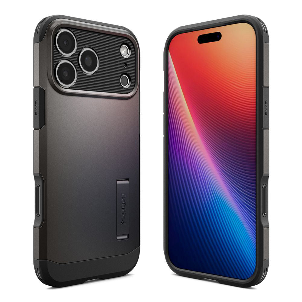 Husa MagSafe pentru Apple iPhone 17 Pro Max, Spigen, Tough Armor T, Gri