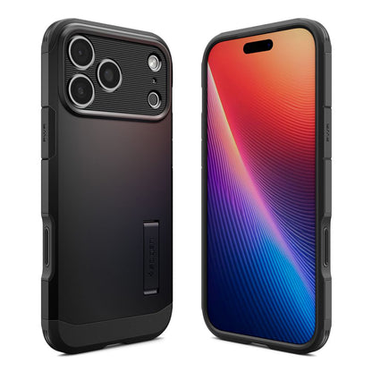 Husa MagSafe pentru Apple iPhone 17 Pro Max, Spigen, Tough Armor T, Neagra