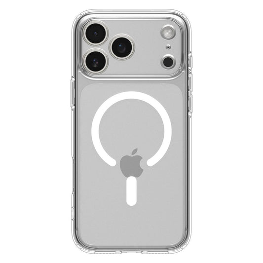 Husa MagSafe pentru Apple iPhone 17 Pro Max, Spigen, Ultra Hybrid, Alba