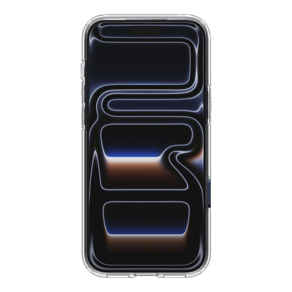 Husa MagSafe pentru Apple iPhone 17 Pro Max, Spigen, Ultra Hybrid, Transparenta Bleumarin ACS11108
