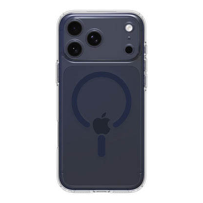 Husa MagSafe pentru Apple iPhone 17 Pro Max, Spigen, Ultra Hybrid, Transparenta Bleumarin ACS11108