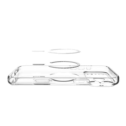 Husa MagSafe pentru Apple iPhone 17 Pro Max, Spigen, Ultra Hybrid, Transparenta Bleumarin ACS11108