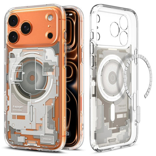 Husa MagSafe pentru Apple iPhone 17 Pro Max, Spigen, Ultra Hybrid Zero One, Bej