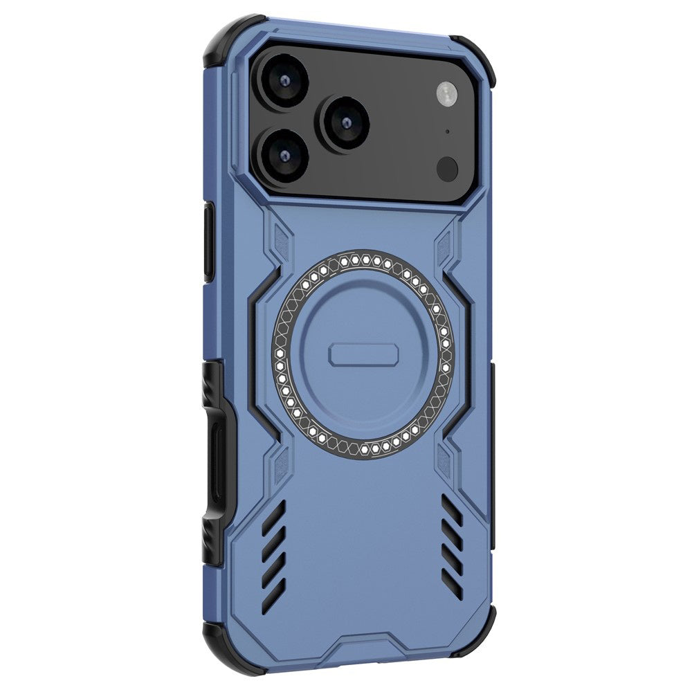 Husa MagSafe pentru Apple iPhone 17 Pro Max, Techsuit, ArmorMag, Albastra
