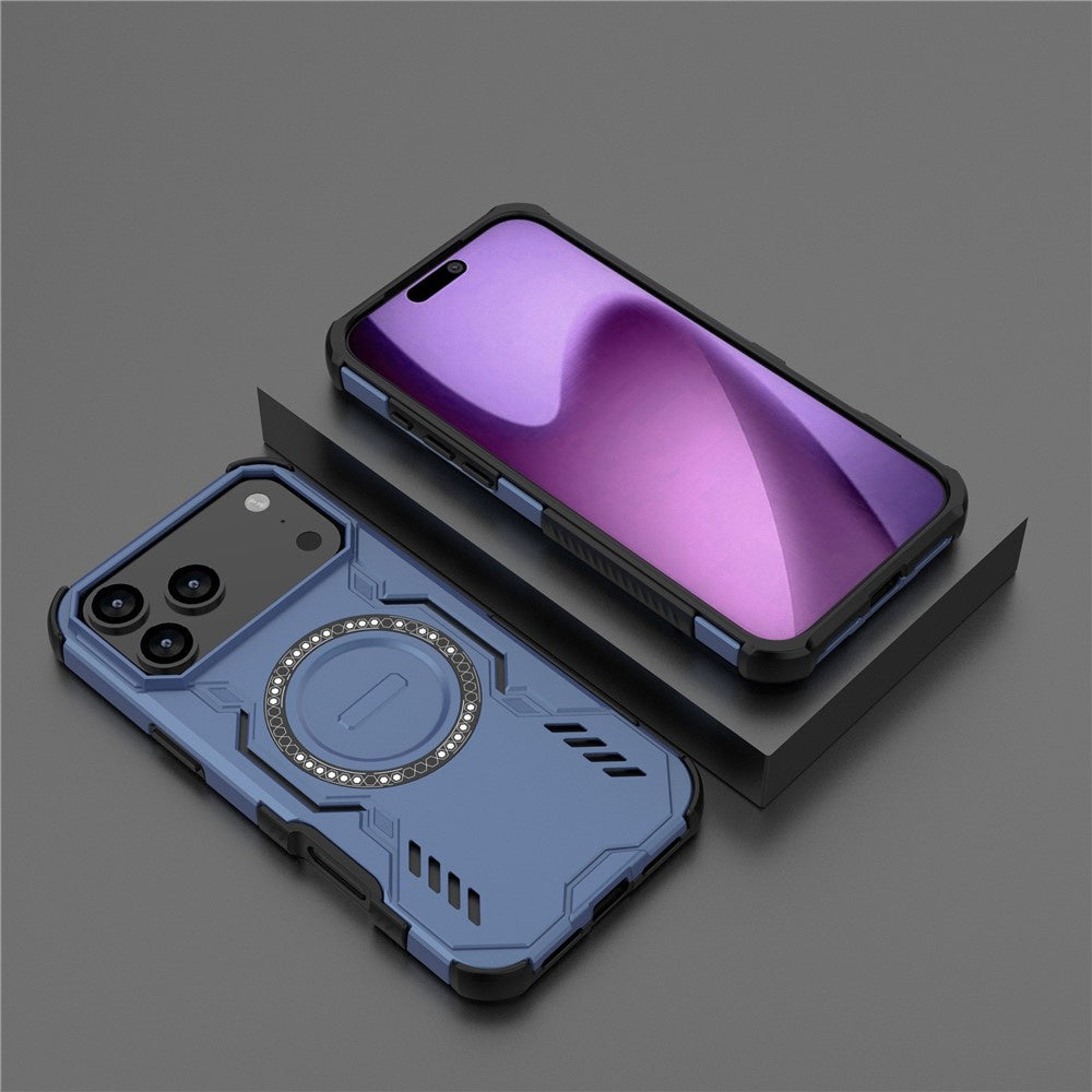 Husa MagSafe pentru Apple iPhone 17 Pro Max, Techsuit, ArmorMag, Albastra
