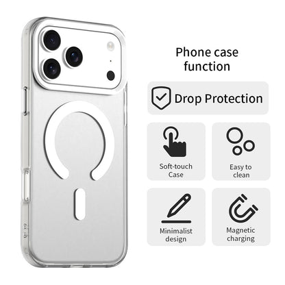 Husa MagSafe pentru Apple iPhone 17 Pro Max, Techsuit, CandyCase, Alba
