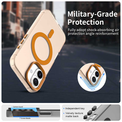 Husa MagSafe pentru Apple iPhone 17 Pro Max, Techsuit, CandyCase, Portocalie