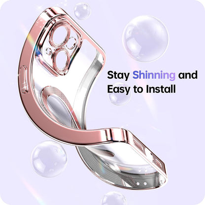 Husa MagSafe pentru Apple iPhone 17 Pro Max, Techsuit, Luxury Glitter, Albastra