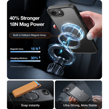 Husa MagSafe pentru Apple iPhone 17 Pro Max, Torras, Guardian, Albastra