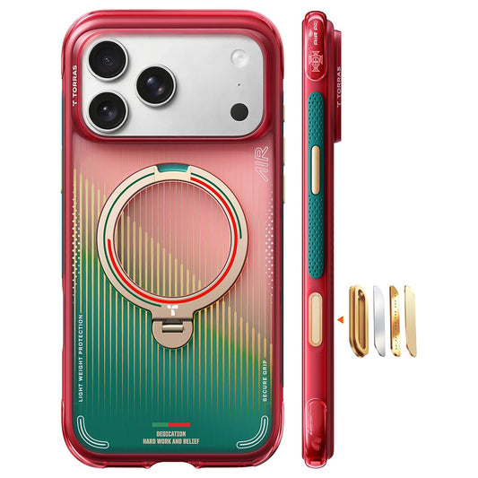 Husa MagSafe pentru Apple iPhone 17 Pro Max, Torras, Ostand Q3 Air, Glory Slash