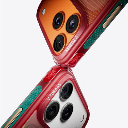 Husa MagSafe pentru Apple iPhone 17 Pro Max, Torras, Ostand Q3 Air, Wave of Passion