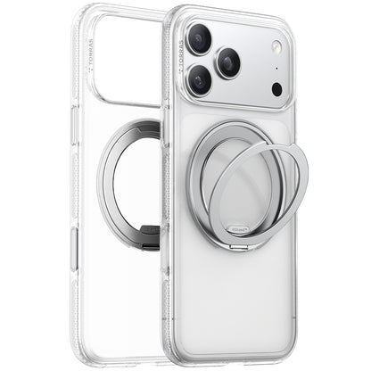 Husa MagSafe pentru Apple iPhone 17 Pro Max, Torras, Ostand R Fitness, Transparenta