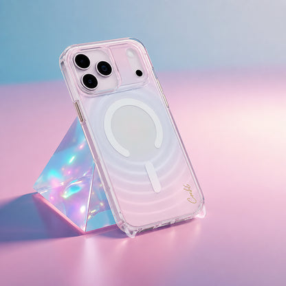 Husa MagSafe pentru Apple iPhone 17 Pro Max, UNIQ, Coehl, Iridescent