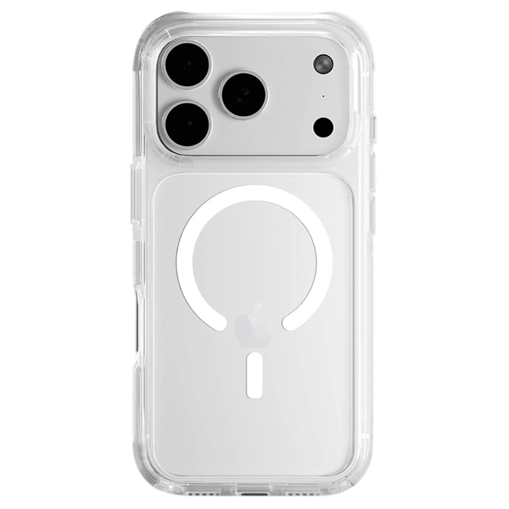 Husa MagSafe pentru Apple iPhone 17 Pro Max, UNIQ, Combat MagClick, Alba