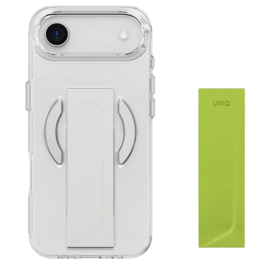 Husa MagSafe pentru Apple iPhone 17 Pro Max, UNIQ, Heldro Air MagClick, Transparenta Gri