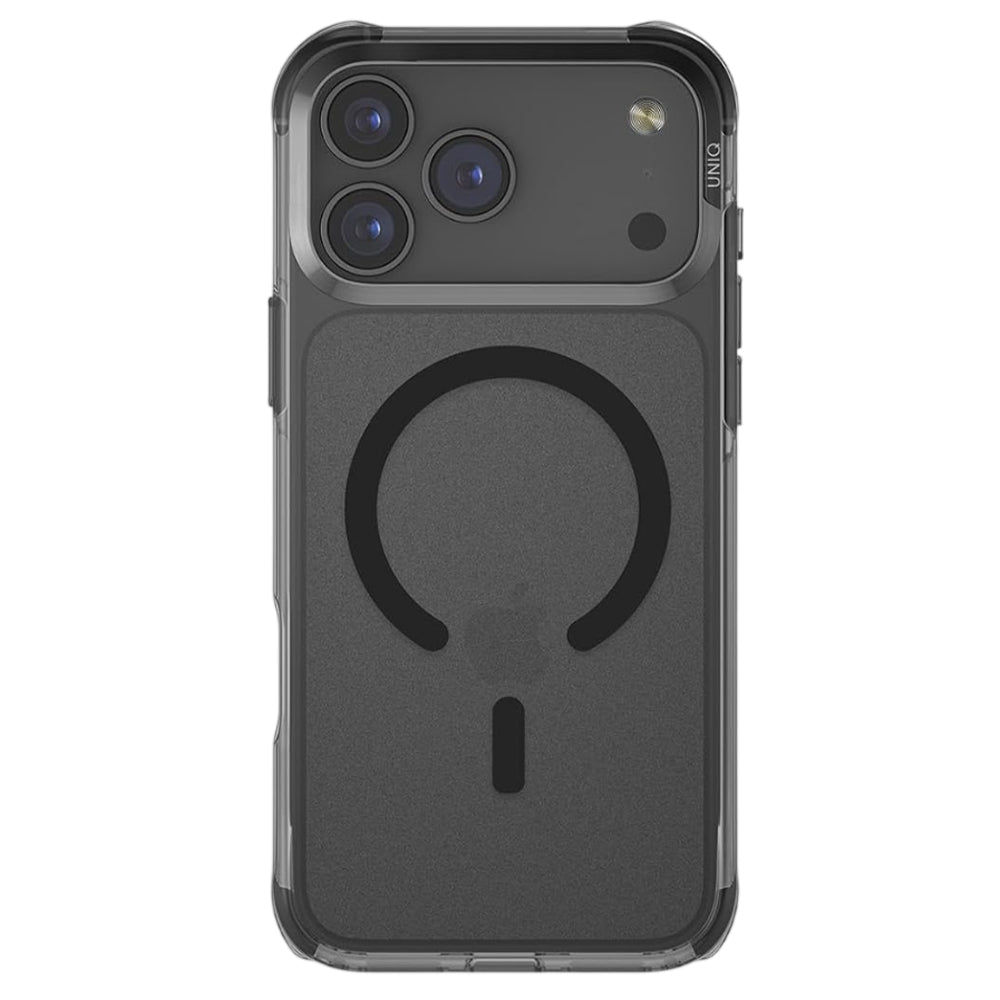 Husa MagSafe pentru Apple iPhone 17 Pro Max, UNIQ, LifePro Xtreme MagClick, Neagra