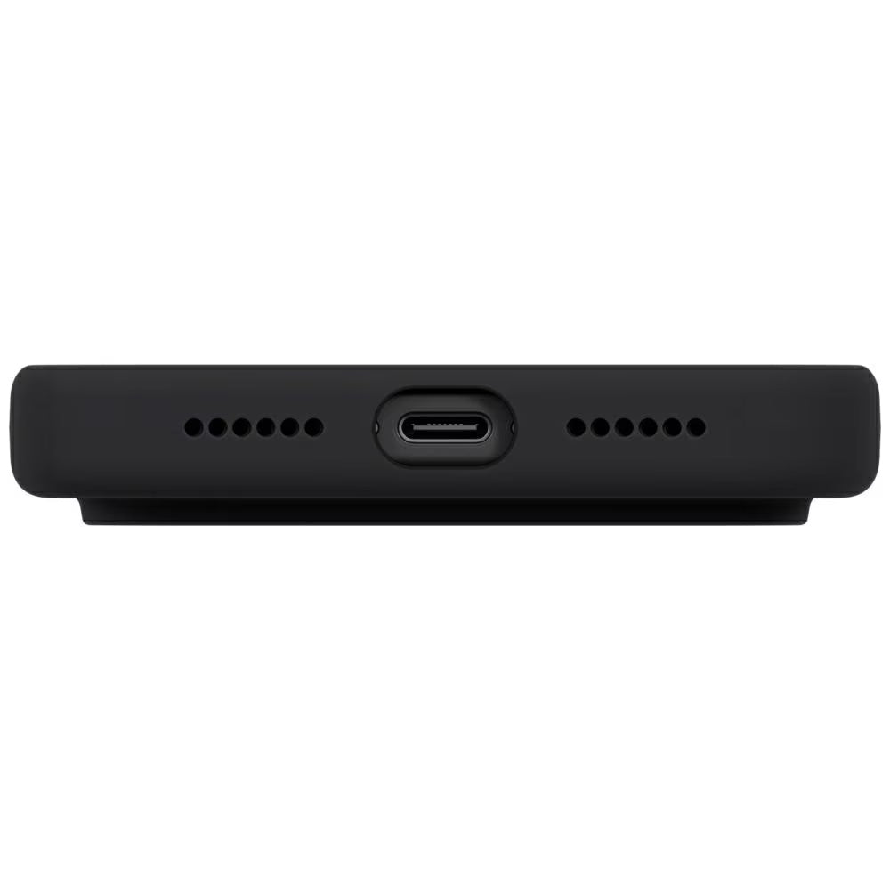 Husa MagSafe pentru Apple iPhone 17 Pro Max, UNIQ, Lino MagClick, Neagra