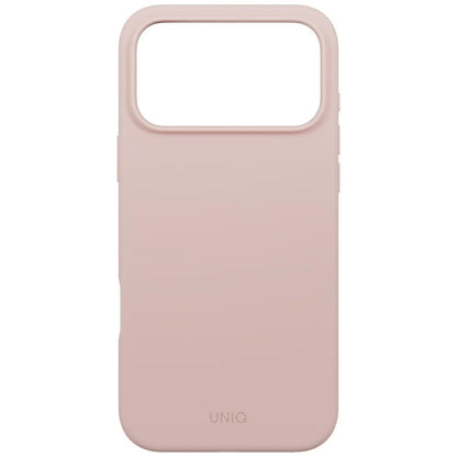 Husa MagSafe pentru Apple iPhone 17 Pro Max, UNIQ, Lino MagClick, Roz