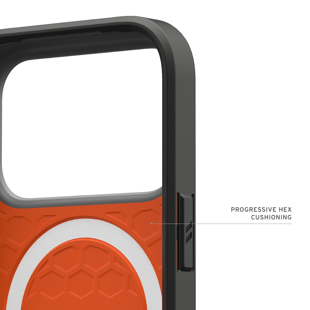 Husa MagSafe pentru Apple iPhone 17 Pro Max, Urban Armor Gear, Civilian LT, Portocalie