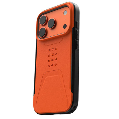 Husa MagSafe pentru Apple iPhone 17 Pro Max, Urban Armor Gear, Civilian LT, Portocalie