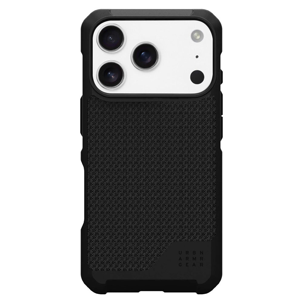 Husa MagSafe pentru Apple iPhone 17 Pro Max, Urban Armor Gear, Metropolis LT Kevlar, Neagra