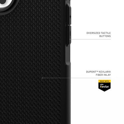 Husa MagSafe pentru Apple iPhone 17 Pro Max, Urban Armor Gear, Metropolis LT Kevlar, Neagra