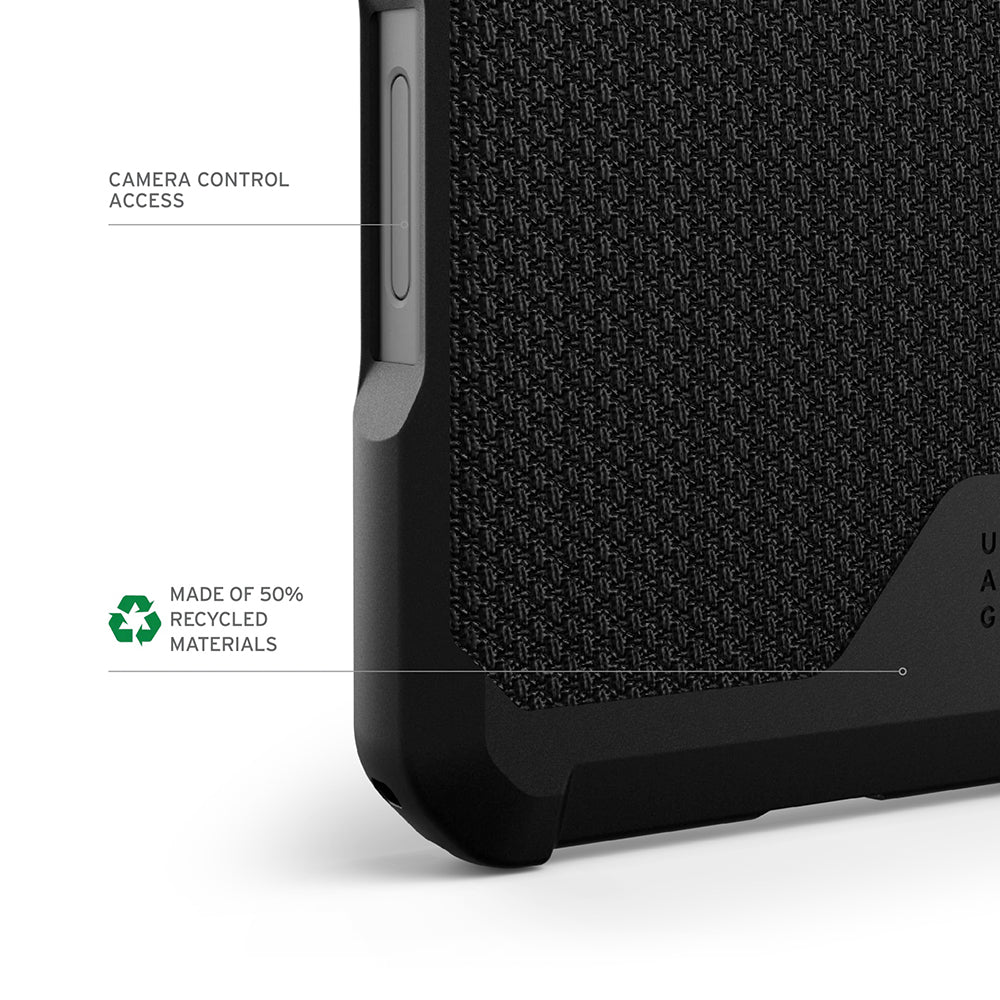 Husa MagSafe pentru Apple iPhone 17 Pro Max, Urban Armor Gear, Metropolis LT Kevlar, Neagra