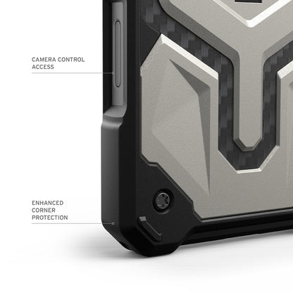 Husa MagSafe pentru Apple iPhone 17 Pro Max, Urban Armor Gear, Monarch Pro, Gri