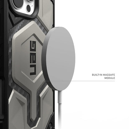 Husa MagSafe pentru Apple iPhone 17 Pro Max, Urban Armor Gear, Monarch Pro Kevlar, Neagra