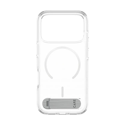 Husa MagSafe pentru Apple iPhone 17 Pro, PanzerGlass, Care Feature Kickstand, Transparenta