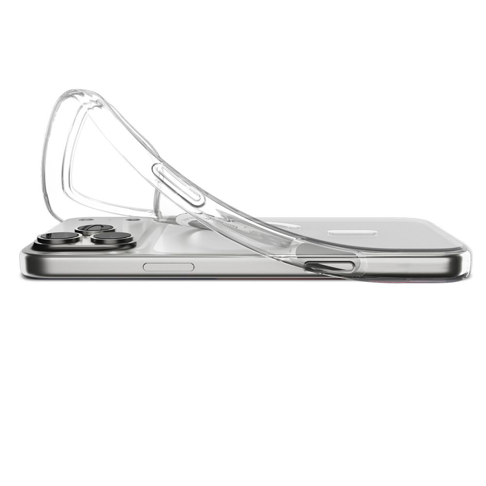 Husa MagSafe pentru Apple iPhone 17 Pro, Spigen, Liquid Crystal , Alba